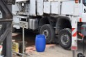 Hydraulikoel aus LKW ausgelaufen Koeln Kalk Dillenburgerstr P13
